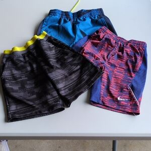 Black and Blue Athletic Shorts Lightweight Moisture-Wicking